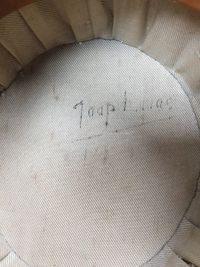 The military kepi from the mobilization period with the name of Jaap Elias from Dordrecht.