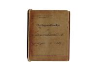 War pocket book of Bastiaan van Lelieveld Dordrecht during World War II - mobilization.
