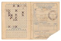 Ration coupons and Ration Cards in Dordrecht during World War II.