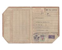 Documenten van Dordtse politieagent P.H. Philipsen Dordrecht tweede wereldoorlog.