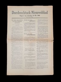 Dordrechts Nieuwsblad zaterdag 18 mei 1940 1