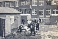 16. Foto 9e panzerdivisie Dordrecht tijdens de tweede wereldoorlog.