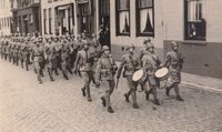 8. Bruggenmarsch te Dordrecht tijdens de mobilisatieperiode. 30