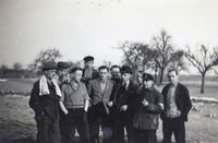 6. Een groepje mannen tijdens de tweede wereldoorlog.