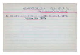 Collaboratie en de NSB in Dordrecht.