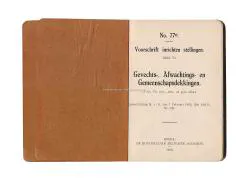 Het Korps Pontonniers en Torpedisten in Dordrecht.