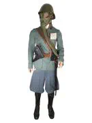 Uniform van een eerste luitenant van het Korps Pontonniers en Torpedisten.