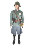 Uniform van een eerste luitenant van het Korps Pontonniers en Torpedisten.