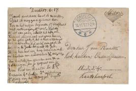 Het Korps Pontonniers en Torpedisten in Dordrecht.