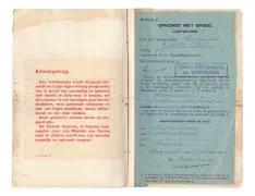 Zakboekjes en herkenningsplaatjes van het Korps Pontonniers en Torpedisten