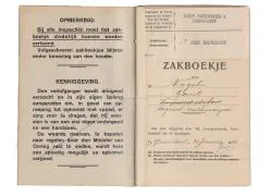 Zakboekjes en herkenningsplaatjes van het Korps Pontonniers en Torpedisten