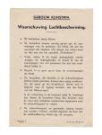 7. Waarschuwing Luchtbescherming - Gebouw Kunstmin thumbnail
