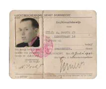 Vorläufiger Ruckstellungsschein en bijlage van de instructie voor het personeel van de luchtbeschermingsdienst