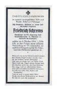 Unteroffizier Friendrich Schrems
