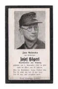 Gefreiter Josef Högerl.