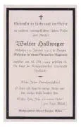 Gefreiter Walter Hallweger.