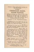 Dienstplichtig sergeant Christiaan Marie André Hardus