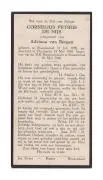 Dienstplichtig Sergeant Cornelis Petrus de Nijs