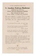 Compagnie commandant Jacobus Andreas Beekman.