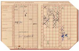 Tweede type stamkaart