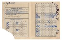 Distributiestamkaarten 1e en 2e model Hendrika Stoutjesdijk en Cornelis van Eldik. thumbnail