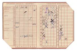 Distributiestamkaarten 1e en 2e model Hendrika Stoutjesdijk en Cornelis van Eldik.