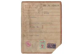 Distributiestamkaart 2e model Gijsbertus Hendrikus Snoek - Dordrecht.