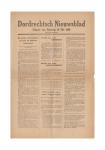 Dordrechtsch Nieuwsblad Zaterdag 18 mei 1940 thumbnail