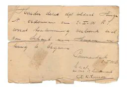 Dienstplichtig soldaat Nicolaas Huige