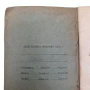 Zangboekje Dienstplichtig soldaat Willem Boer