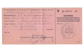 Ausweis Dhr. A. Ströhmeijer