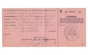 Ausweis Dhr. A. Ströhmeijer