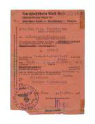 Sliedrecht: Durchlaßschein West Nr IV/35062 – Sliedrecht – Antwerpen