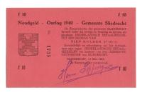 Sliedrecht: Noodgeld - mei 1940 thumbnail