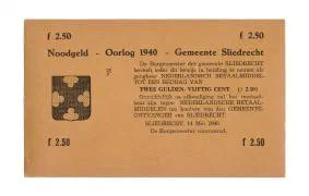 Sliedrecht: Noodgeld - mei 1940