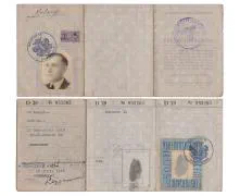 Het persoonsbewijs van de in Groot-Ammers geboren Dhr. Jurrie de Lange.