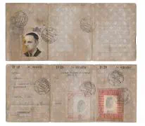 Het persoonsbewijs van de in Dordrecht geboren Arend Sels.