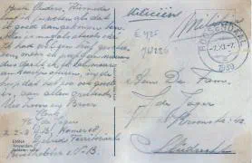 Veldpost militair Sliedrecht - 7 juni 1939