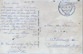 Veldpost militair Sliedrecht - 10 maart 1940