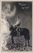 Veldpostkaart - Vergeet mij niet - 10 augustus 1939.