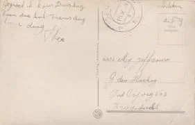Veldpostkaart - Ik kom! - 16 oktober 1939