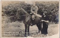 Veldpostkaart - Tot weerziens mijn meisje, nu ga ik weer gauw. - 23 januari 1940 thumbnail