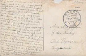 Veldpostkaart - In gedachten ben ik bij je - 24 november 1939