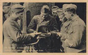 Veldpostkaart - Veldpostkaart de facteur – ongedateerd.