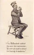 Veldpostkaart - Een Hollandsche soldaat kan meer dan exerceeren - 8 maart 1940