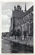Veldpostkaart - Dordrecht Grote kerk Voorstraathaven - 17 november 1939