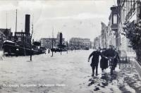 Veldpostkaart - Dordrecht, hoogwater Wolwevers haven - 12 februari 1940 thumbnail