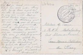 Veldpostkaart - Voorstraathaven - 9 juni 1939