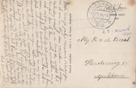 Veldpostkaart - Militair tehuis Benvenuta - 23 maart 1940
