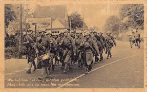 Veldpostkaart naar Dubbeldam - 16 juni 1939